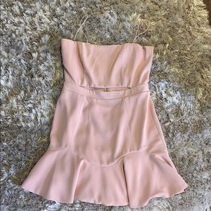 Whitefox Pink Ruffled Cut Out Dress💞